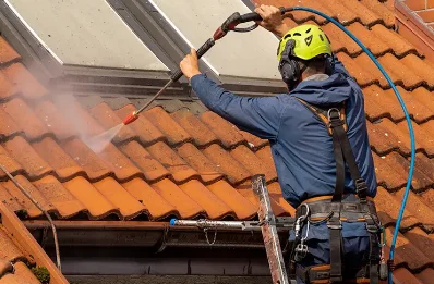 Démoussage et hydrofuge de toiture à Verzeille